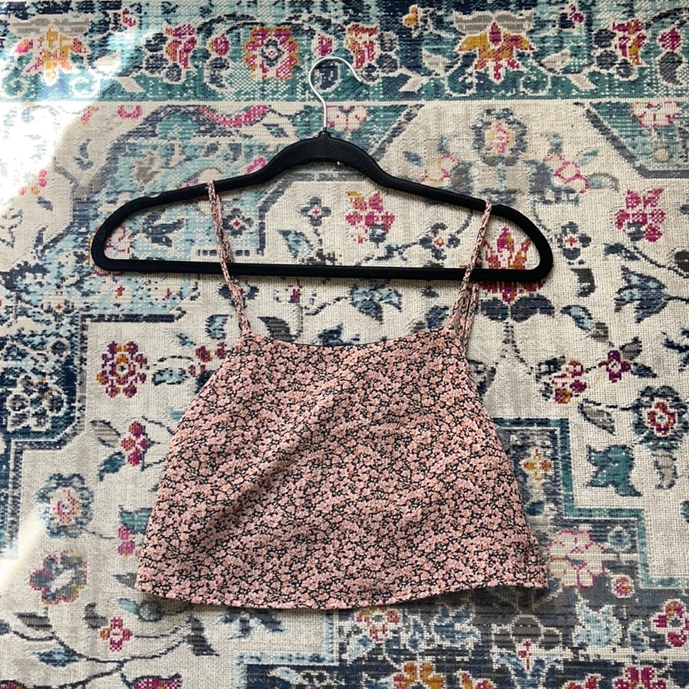 Open back tank top